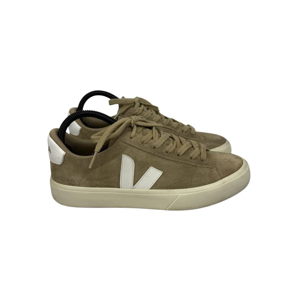 VEJA  Campo Suede Low-Top Sneakers Dune/White  Women’s Sz 8 - Picture 2 of 15